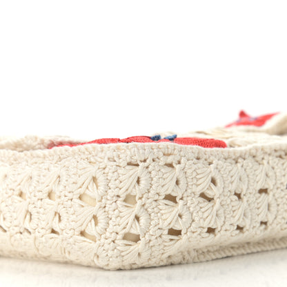 Chanel Crochet Camellia Small Flap Ivory 8 of 10