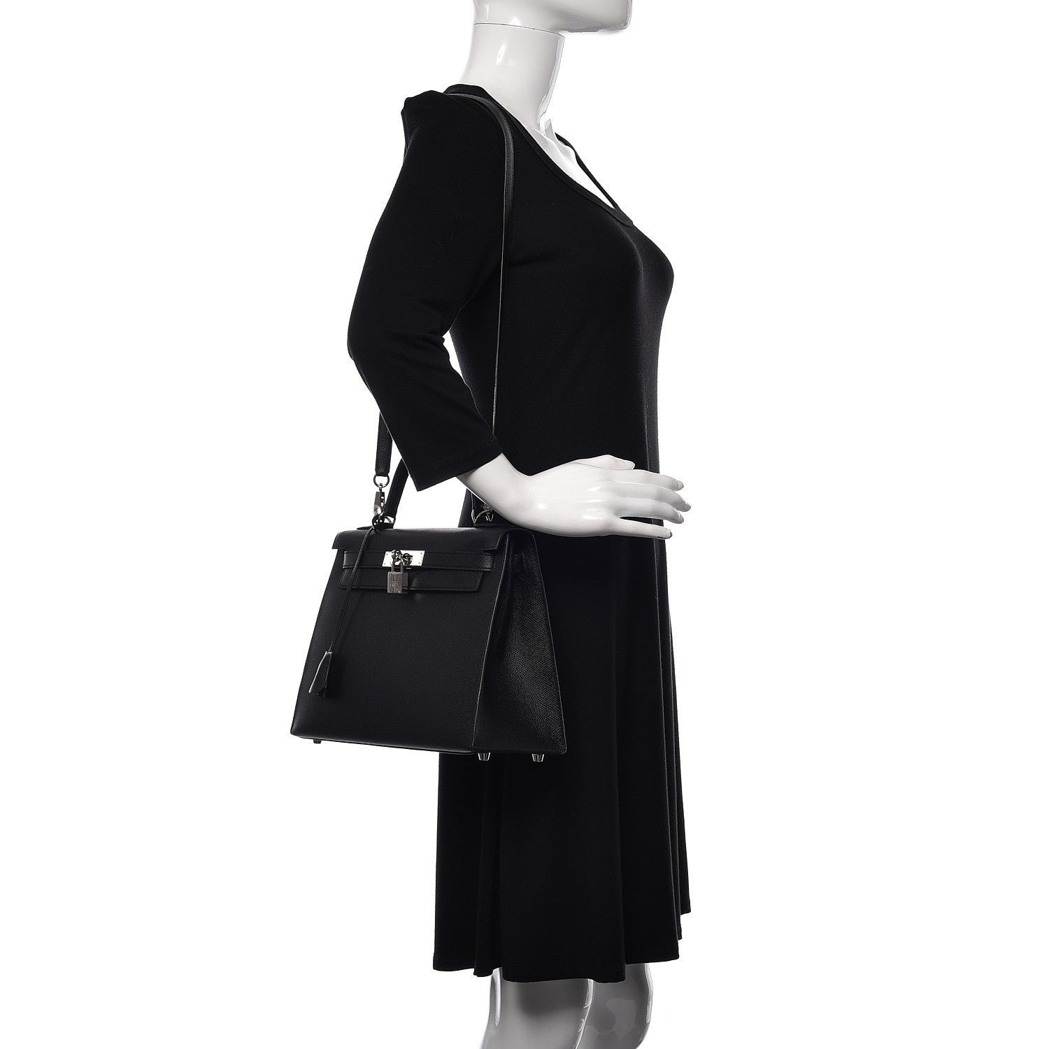 Hermes Epsom Kelly Sellier 28 Black 2 of 40