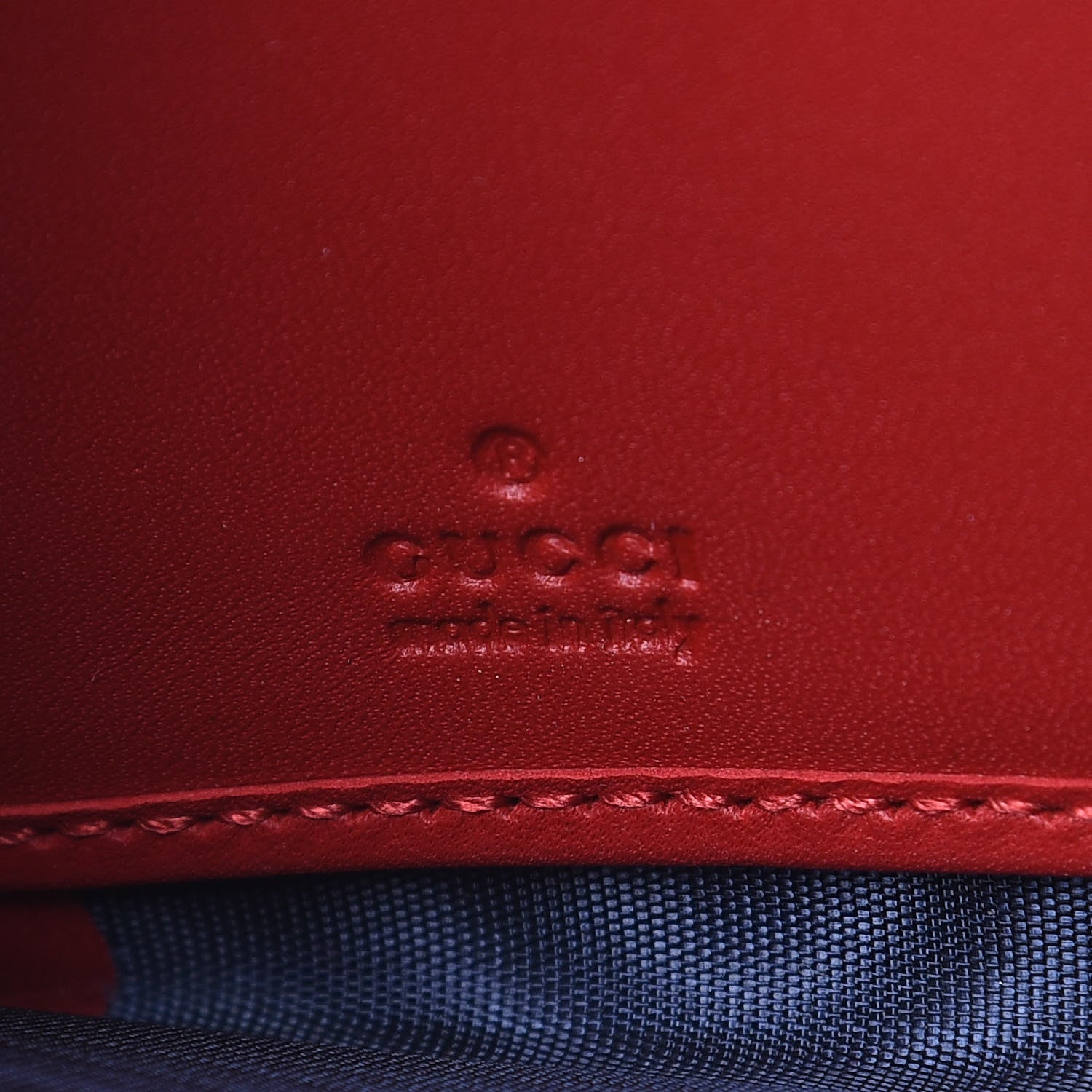 Gucci GG Supreme Monogram Blooms Zip Around Wallet Blue Red 6 of 13