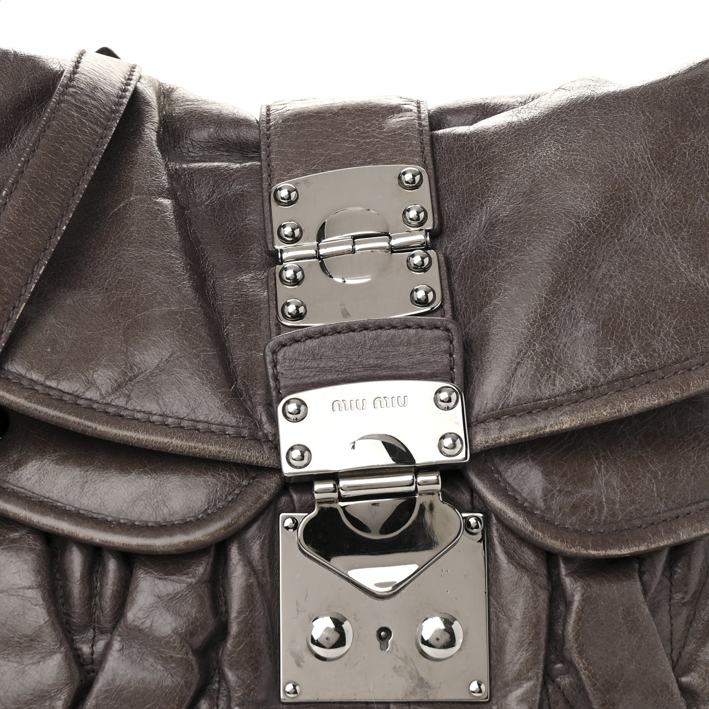 Nappa Matelasse Coffer Hobo Marmo