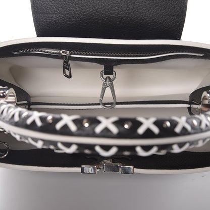 Louis Vuitton Taurillon Capucines PM Black 6 of 9
