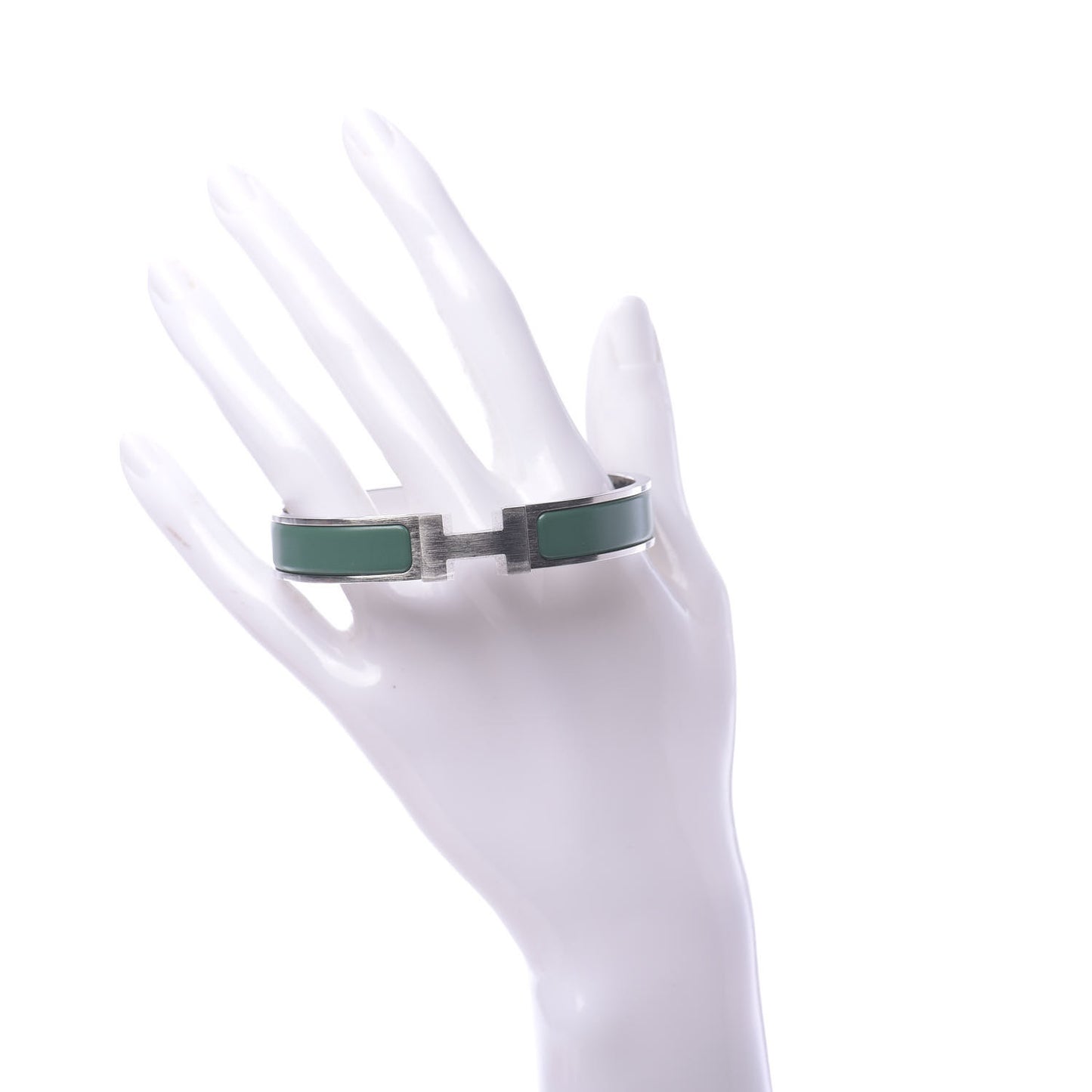 Matte Enamel Narrow Clic Clac HH Bracelet GM Menthe