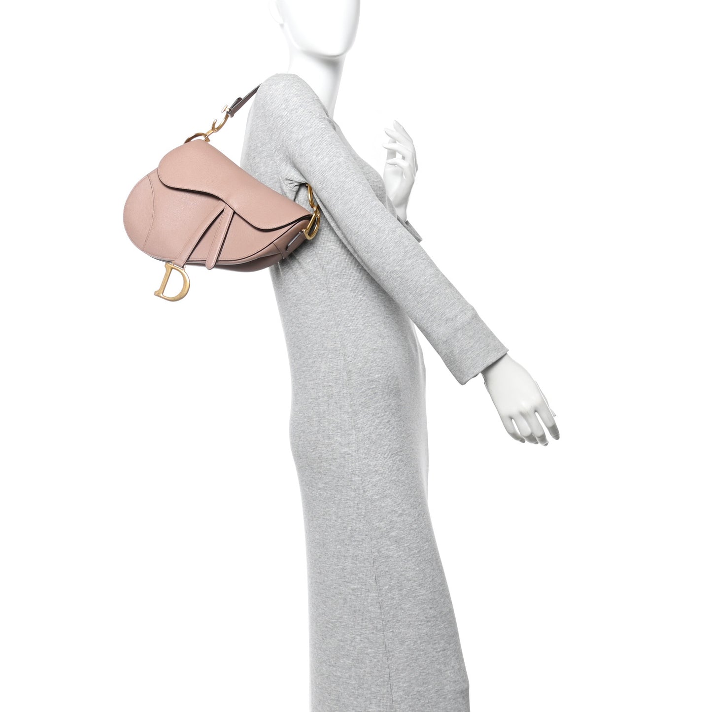 Grained Calfskin Saddle Bag Fard