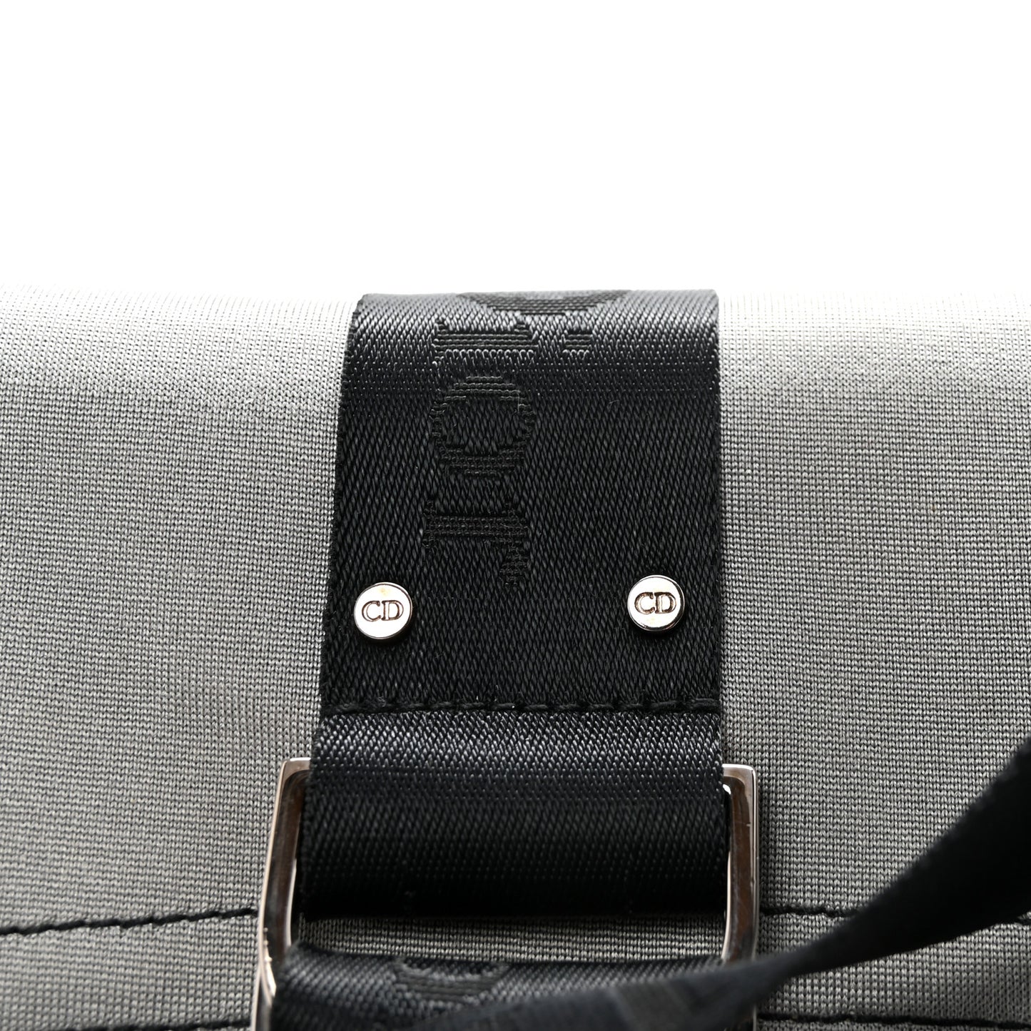 Silk Jersey Crystal Hardcore Bag Grey Black