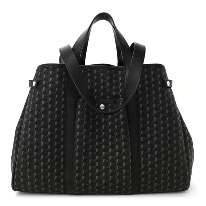 Moynat Calfskin Canvas 1920 Monogram Regate Tote Black 1 of 13