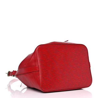 Louis Vuitton Epi Petit Noe Castillan Red 3 of 17
