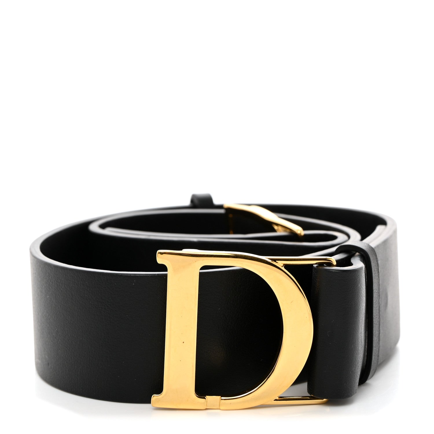 Christian Dior Calfskin 30 Montaigne Belt 75 30 Black 1 of 6