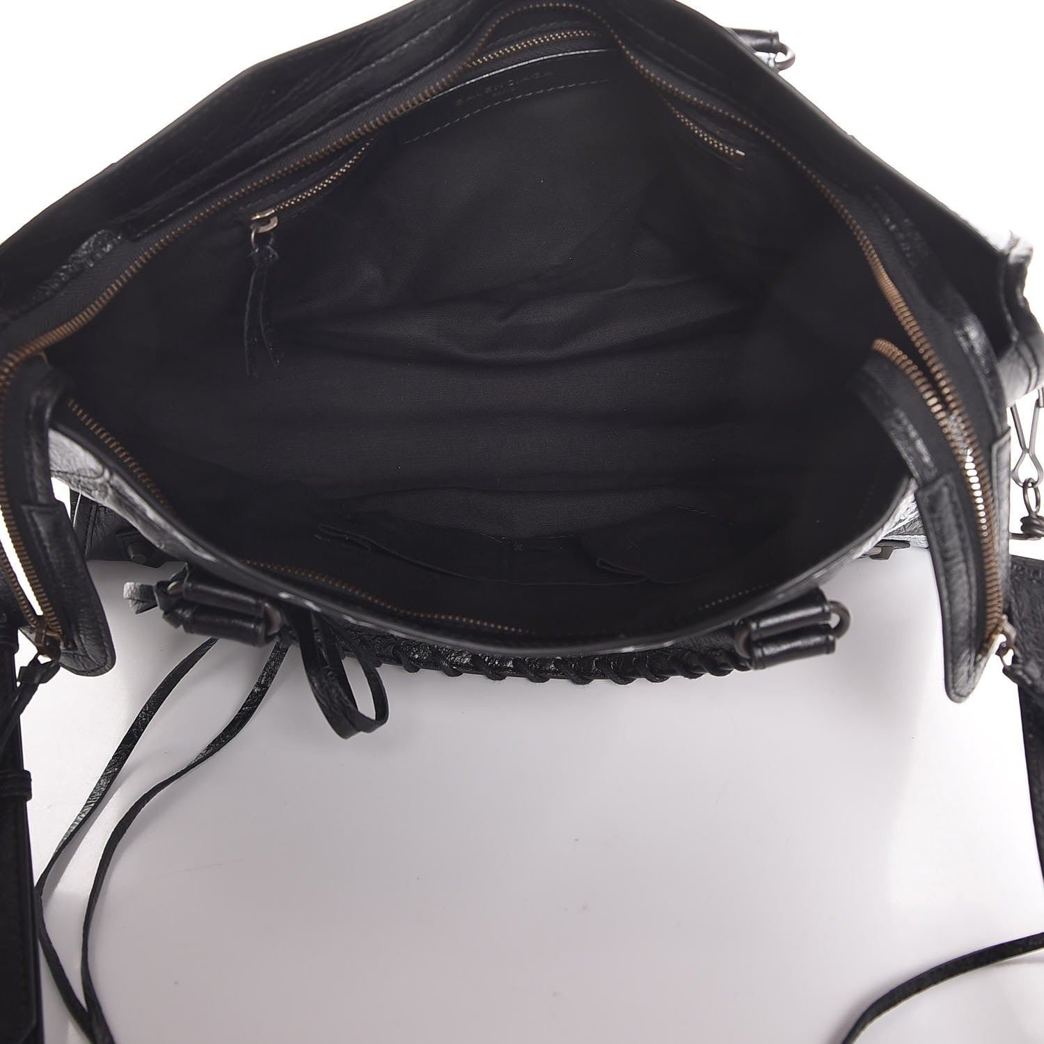 Balenciaga Agneau Arena Graffiti All Over Classic Hardware City Black White 2 of 8