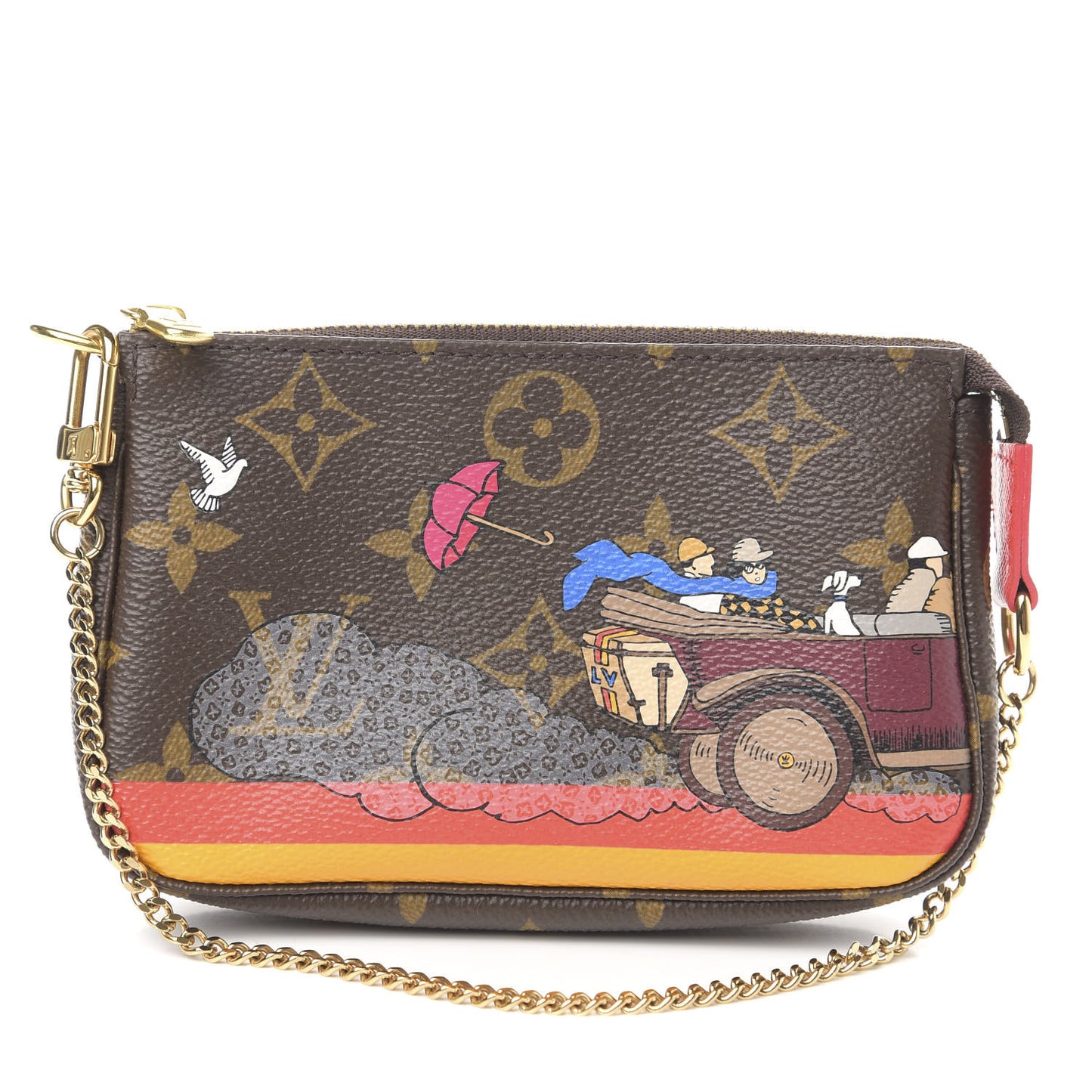 Monogram 2015 Christmas Animation Mini Pochette Accessories