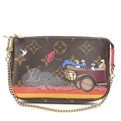 Louis Vuitton Monogram 2015 Christmas Animation Mini Pochette Accessories 1 of 9