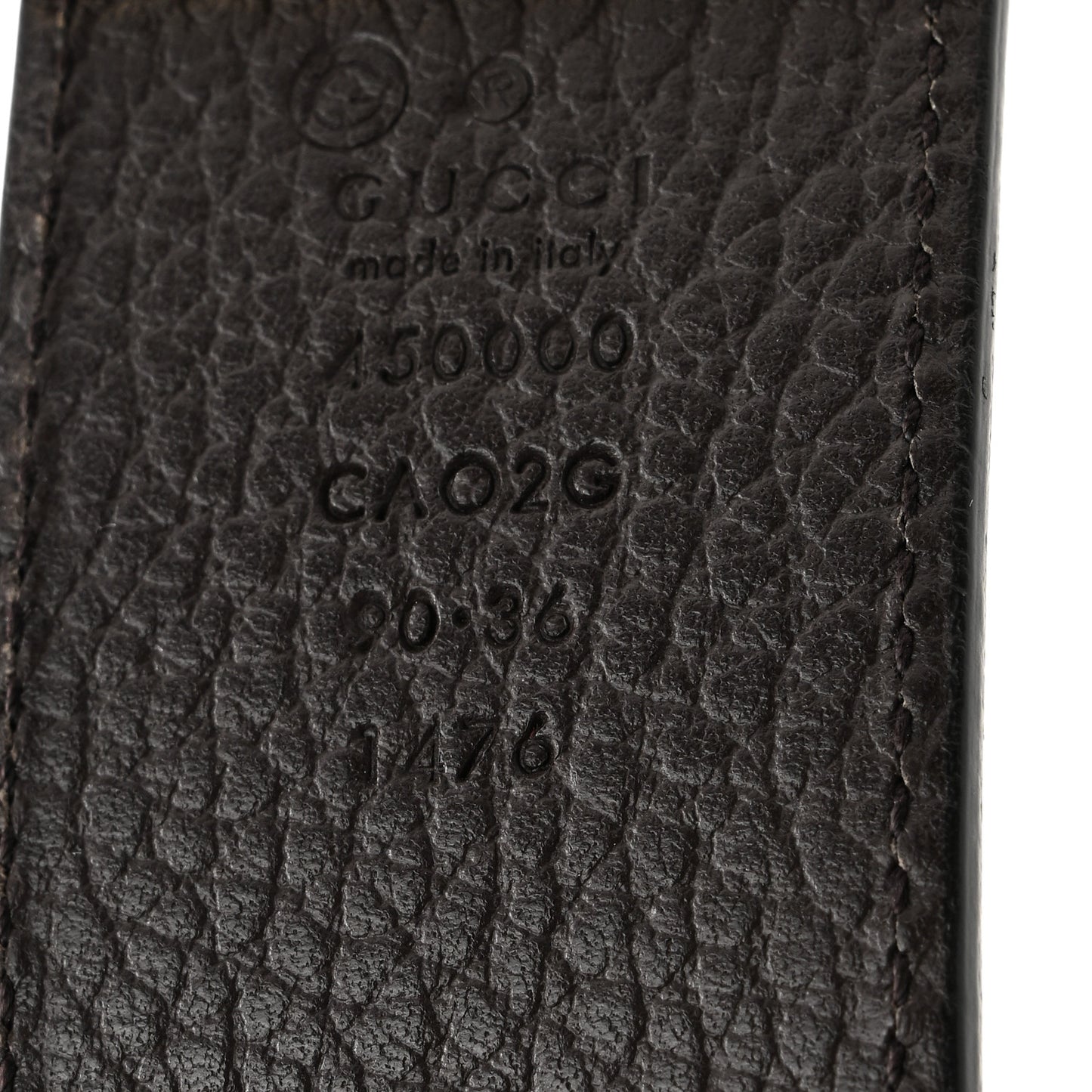 Dollar Calfskin 1973 Reversible Belt 90 36 Black Testa di Moro