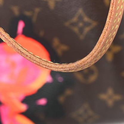 Louis Vuitton Monogram Roses Neverfull MM 12 of 13