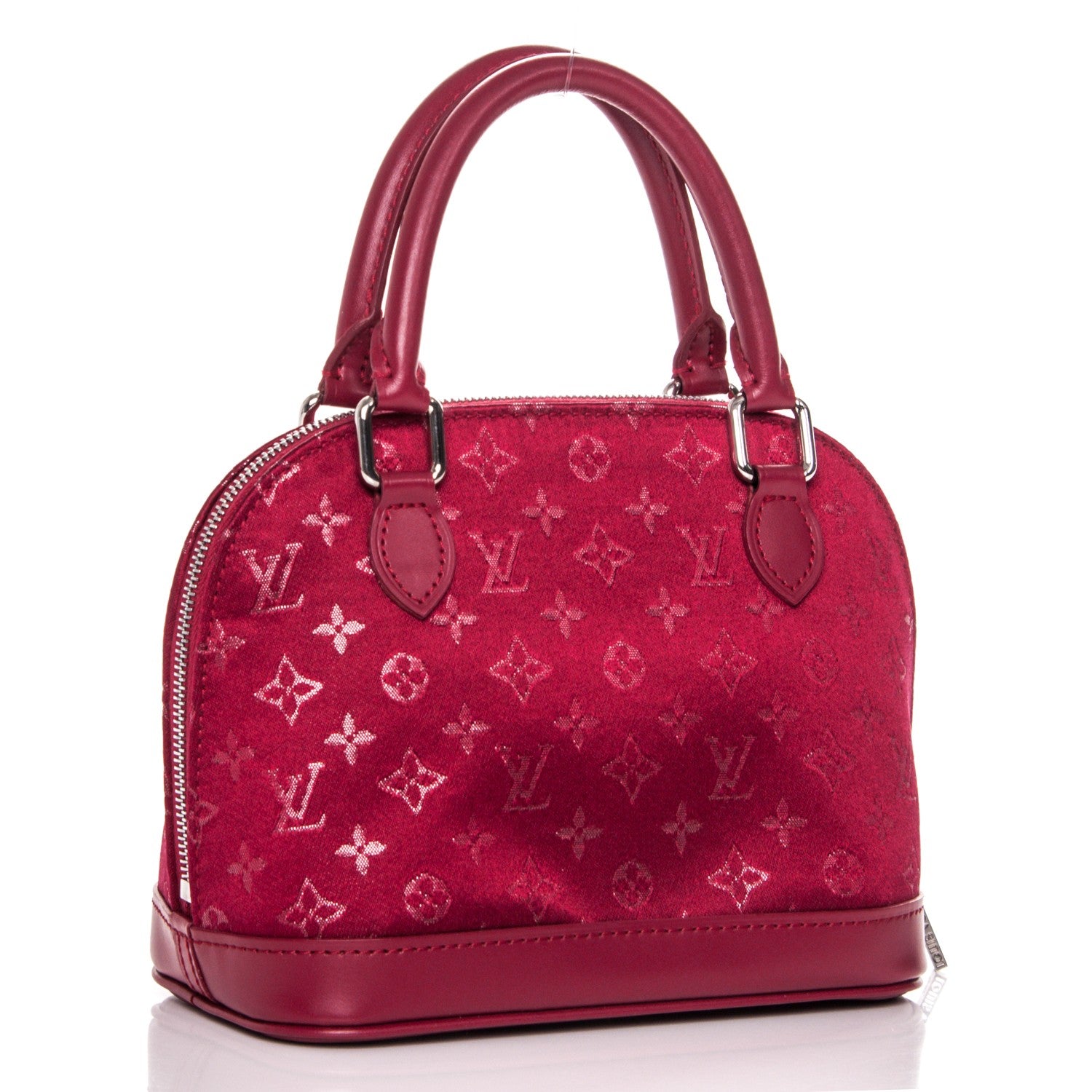 Louis Vuitton Satin Monogram Little Alma Rouge 3 of 6