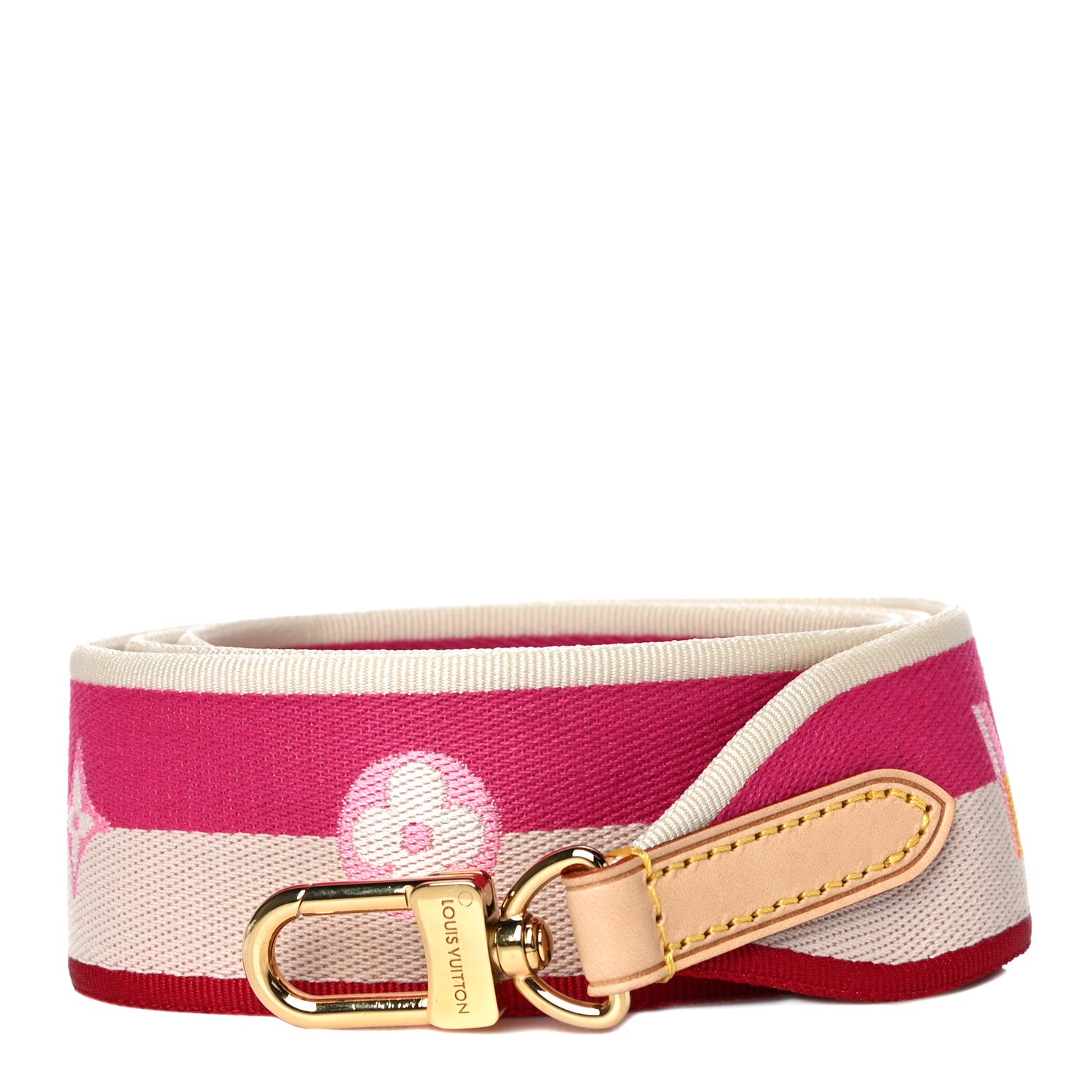 Louis Vuitton Jacquard Speedy Bandouliere 20 Shoulder Strap Fuchsia 1 of 5