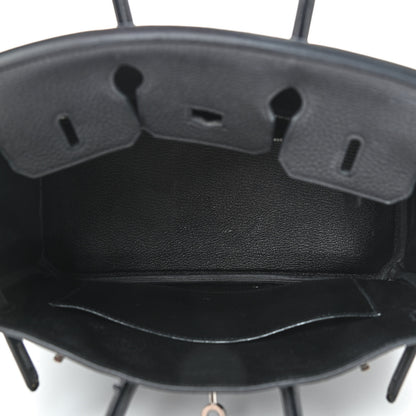Hermes Togo Birkin 25 Black 5 of 10