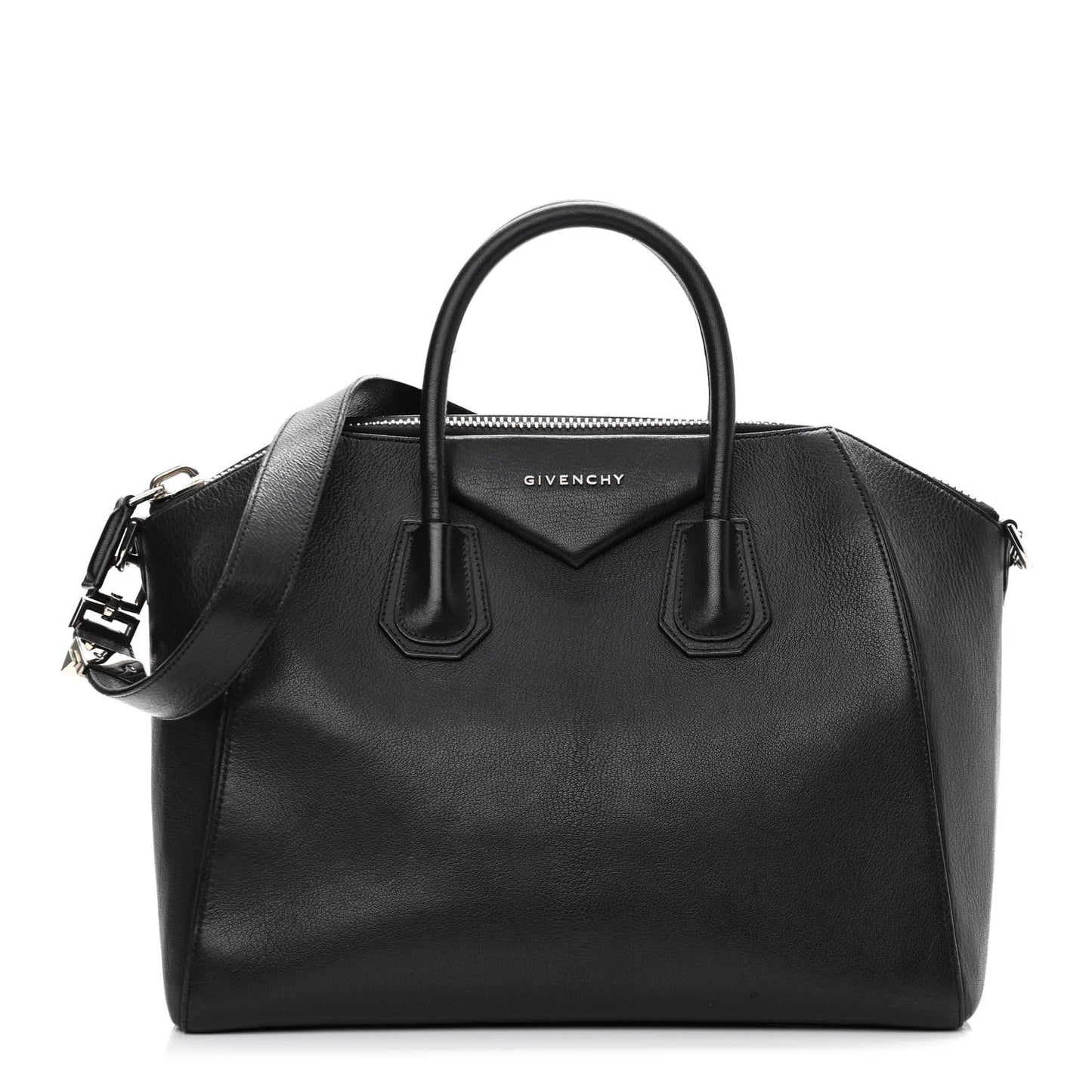 Sugar Goatskin Medium Antigona Black