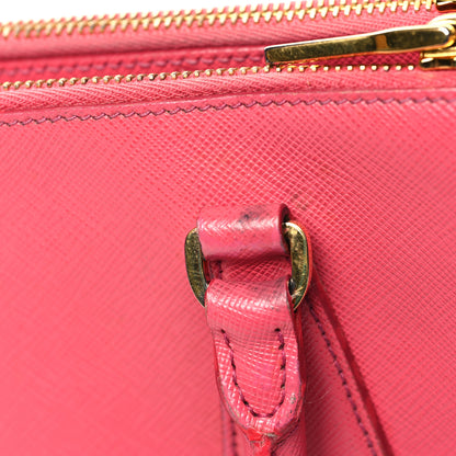 Prada Saffiano Medium Galleria Double Zip Tote Fuxia 15 of 19
