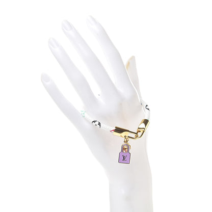 Louis Vuitton Monogram Multicolor Luck It Bracelet 19 White 2 of 6