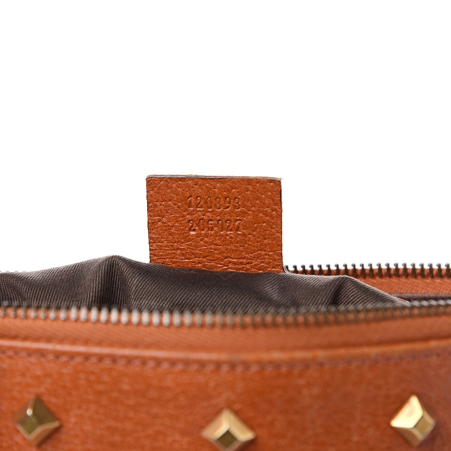 Monogram Studded Messenger Orange