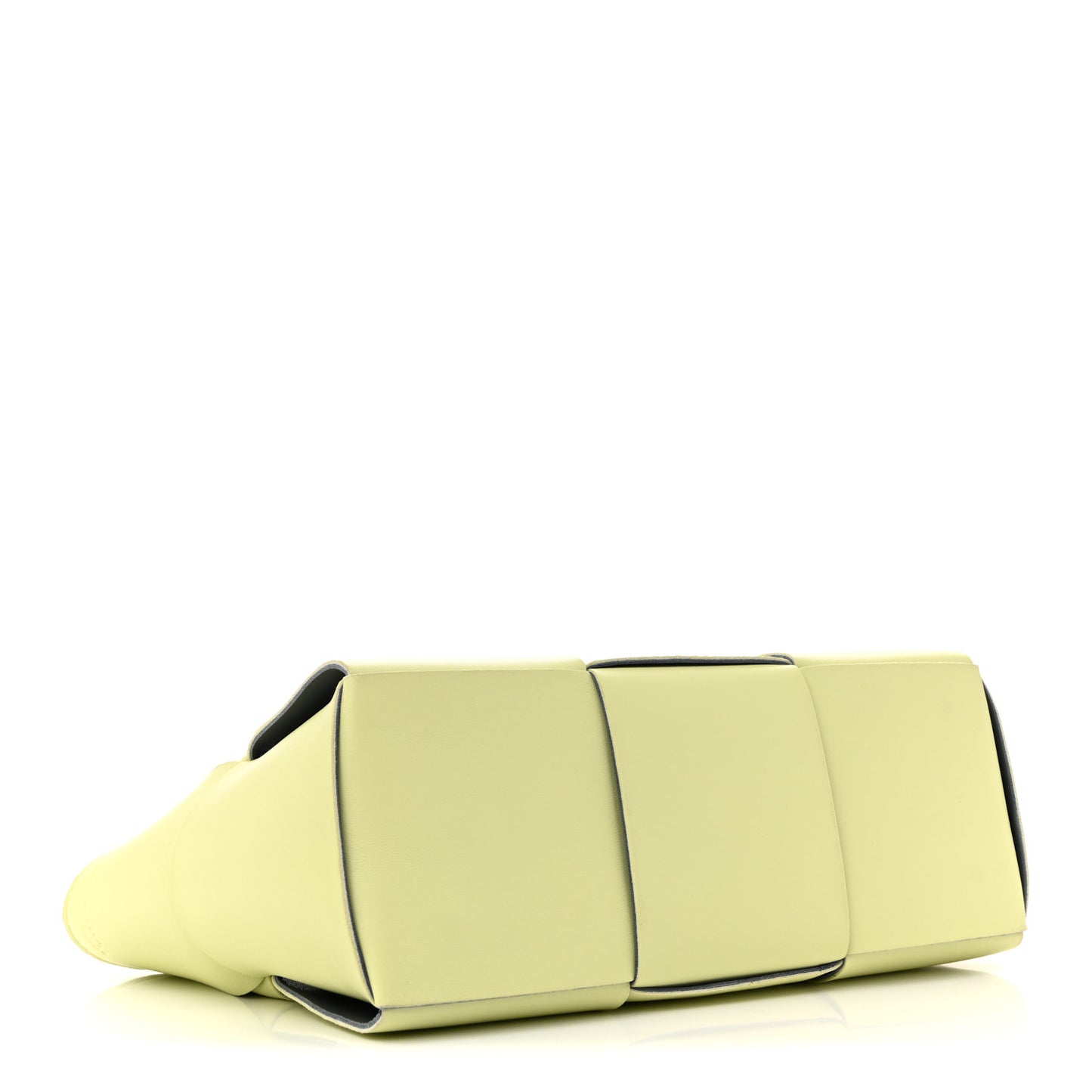 Nappa Maxi Intrecciato Small Arco Tote Lemon