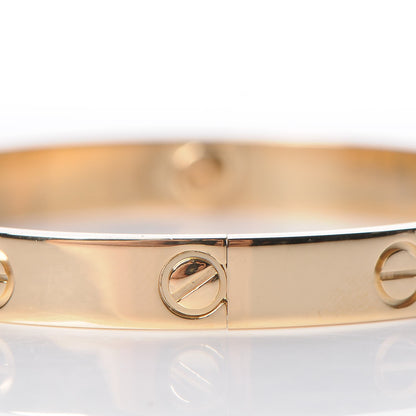 Cartier 18K Yellow Gold LOVE Bracelet 17 9 of 11