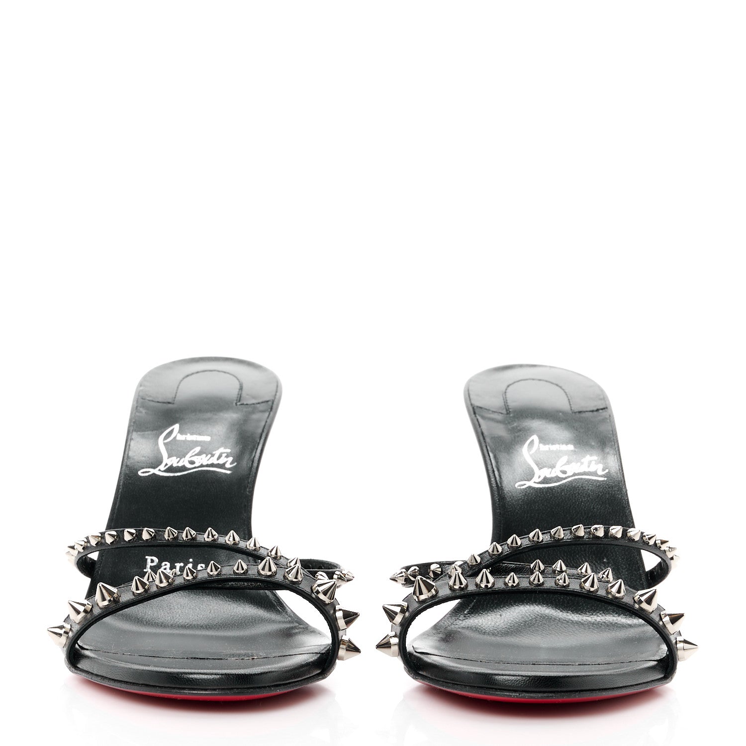 Christian Louboutin Nappa Tatoosh 85 Sandals 38.5 Black 2 of 9