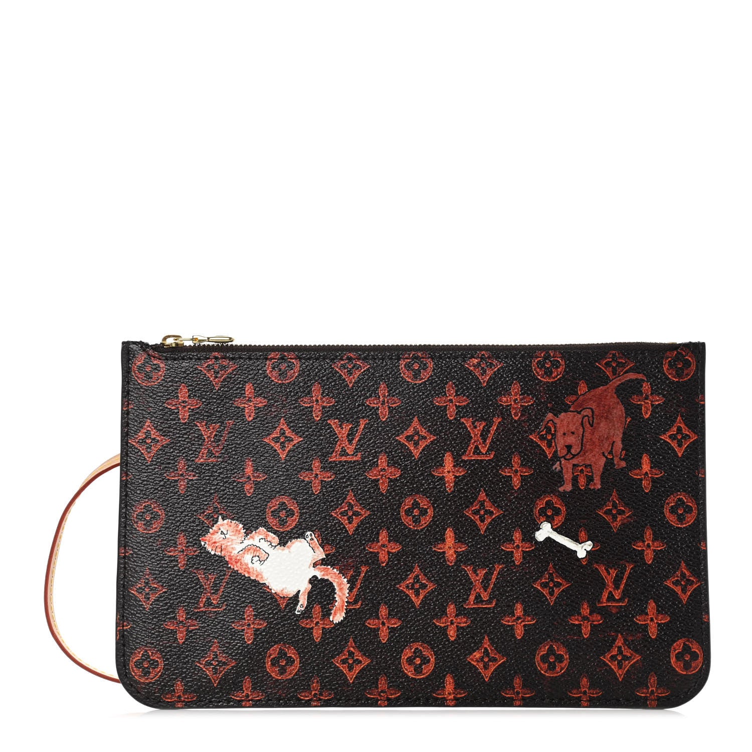 Louis Vuitton Catogram Neverfull MM GM Pochette Marron 1 of 8