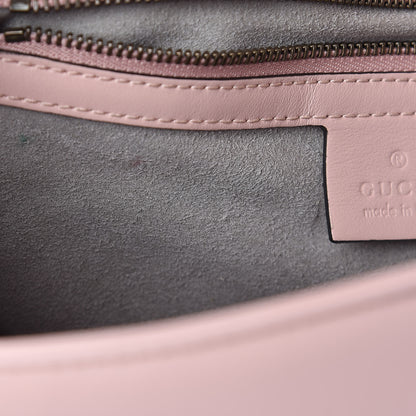 Gucci Calfskin Matelasse Small GG Marmont Shoulder Bag Perfect Pink 9 of 13