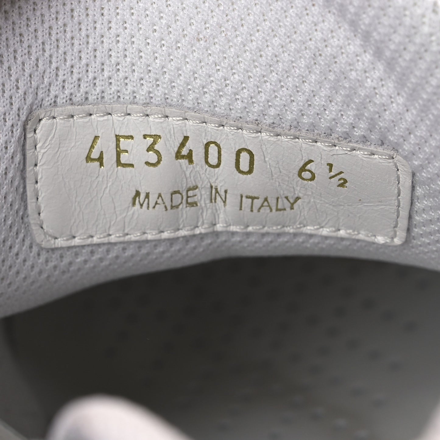 Vernice Soft Mesh Mens America's Cup Biker Sneakers 6.5 White Argento