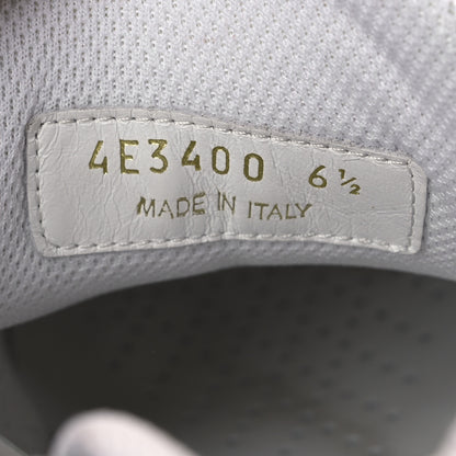 Prada Vernice Soft Mesh Mens America's Cup Biker Sneakers 6.5 White Argento 10 of 11