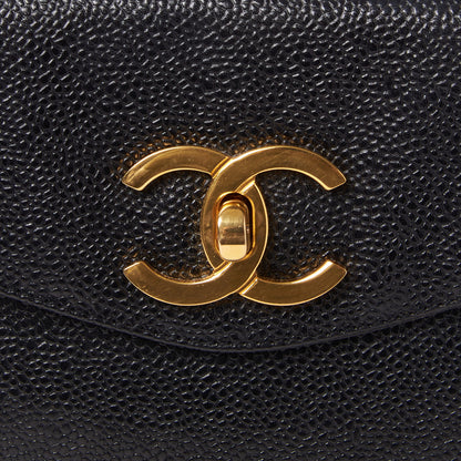 Chanel Caviar CC Shoulder Bag Black 6 of 8
