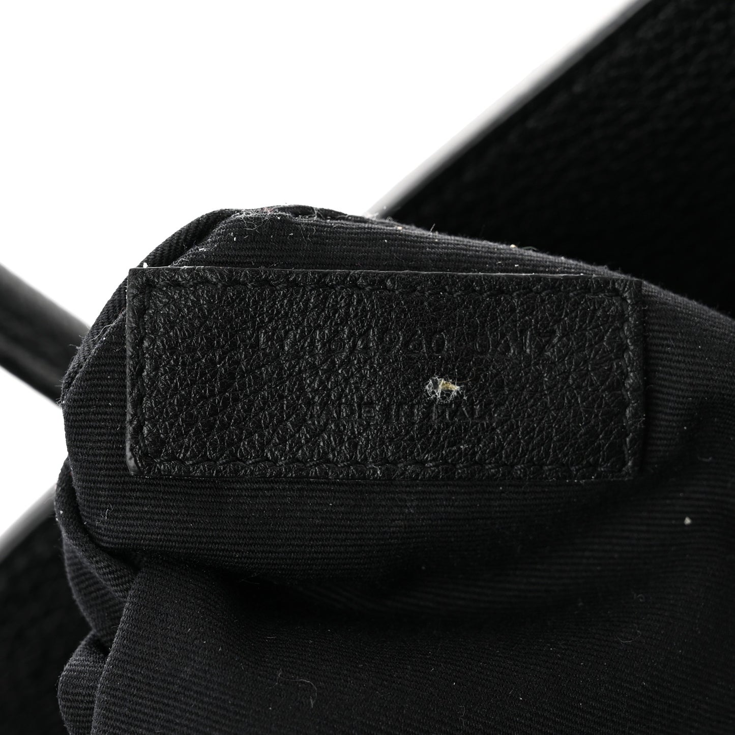 Grained Calfskin Small Supple Sac De Jour Black
