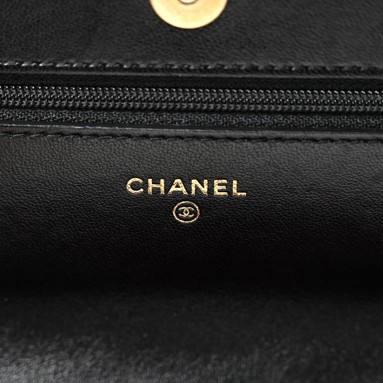 Chanel Lambskin Quilted Chanel 19 Wallet On Chain WOC Black 6 of 13