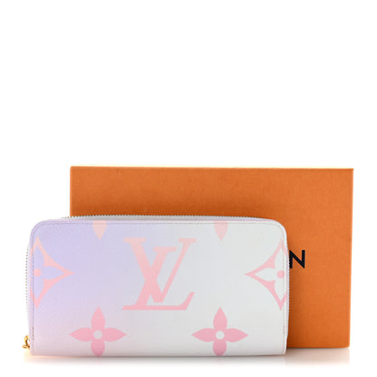 Louis Vuitton Monogram Giant Spring In The City Zippy Wallet Sunrise Pastel 9 of 9