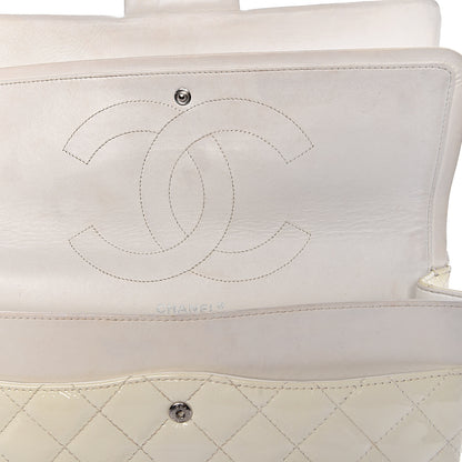 Chanel Distressed Patent Quilted 2.55 Reissue Flap 227 White 14 of 19