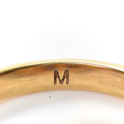 Christian Dior Metal CD Ring 5 Gold 6 of 6