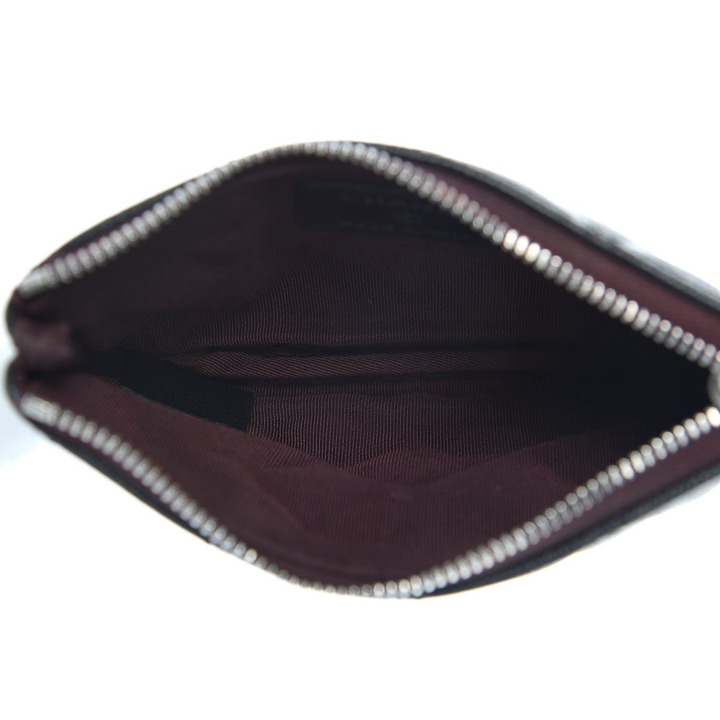 Caviar Quilted Small Cosmetic Case Black