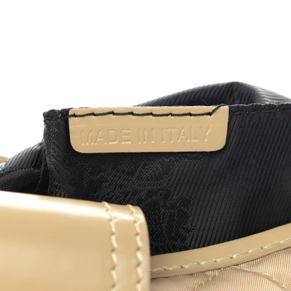 Burberry Nylon Quilted Patent Brook Hobo Beige 7 of 11