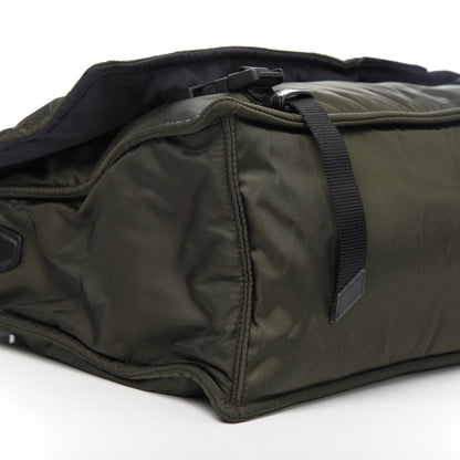Prada Tessuto Nylon Soft Calf Messenger Militare Black 7 of 9