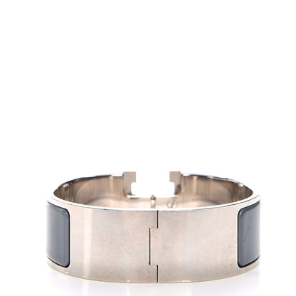 Hermes Enamel Wide Clic Clac H Bracelet PM Slate 3 of 5