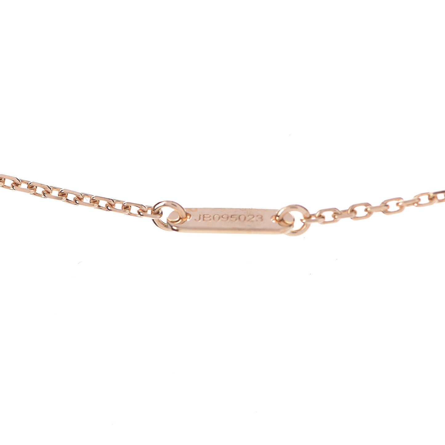 18K Yellow Gold Mother of Pearl Sweet Alhambra Pendant Necklace