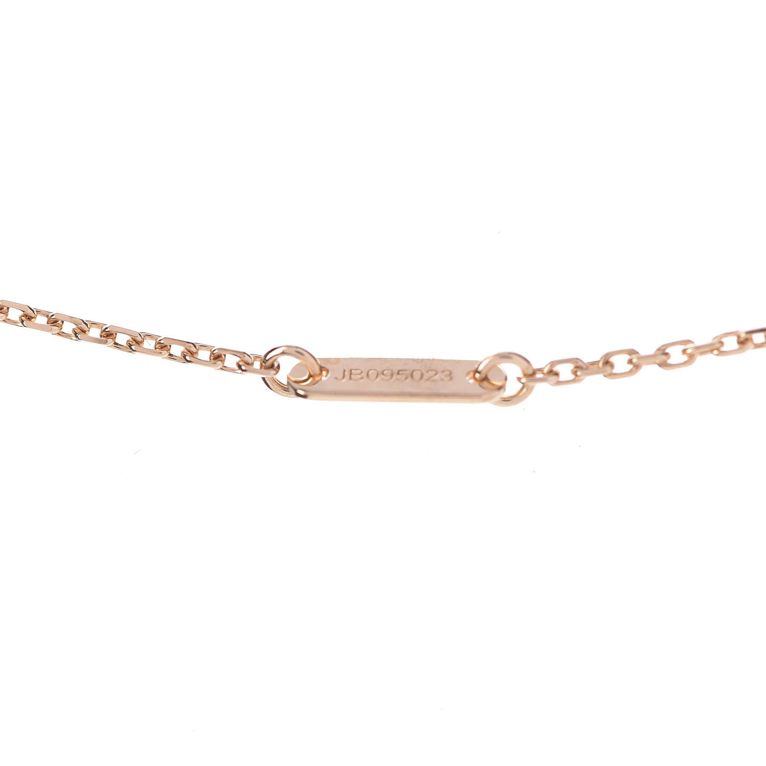 Van Cleef & Arpels 18K Yellow Gold Mother of Pearl Sweet Alhambra Pendant Necklace 6 of 7