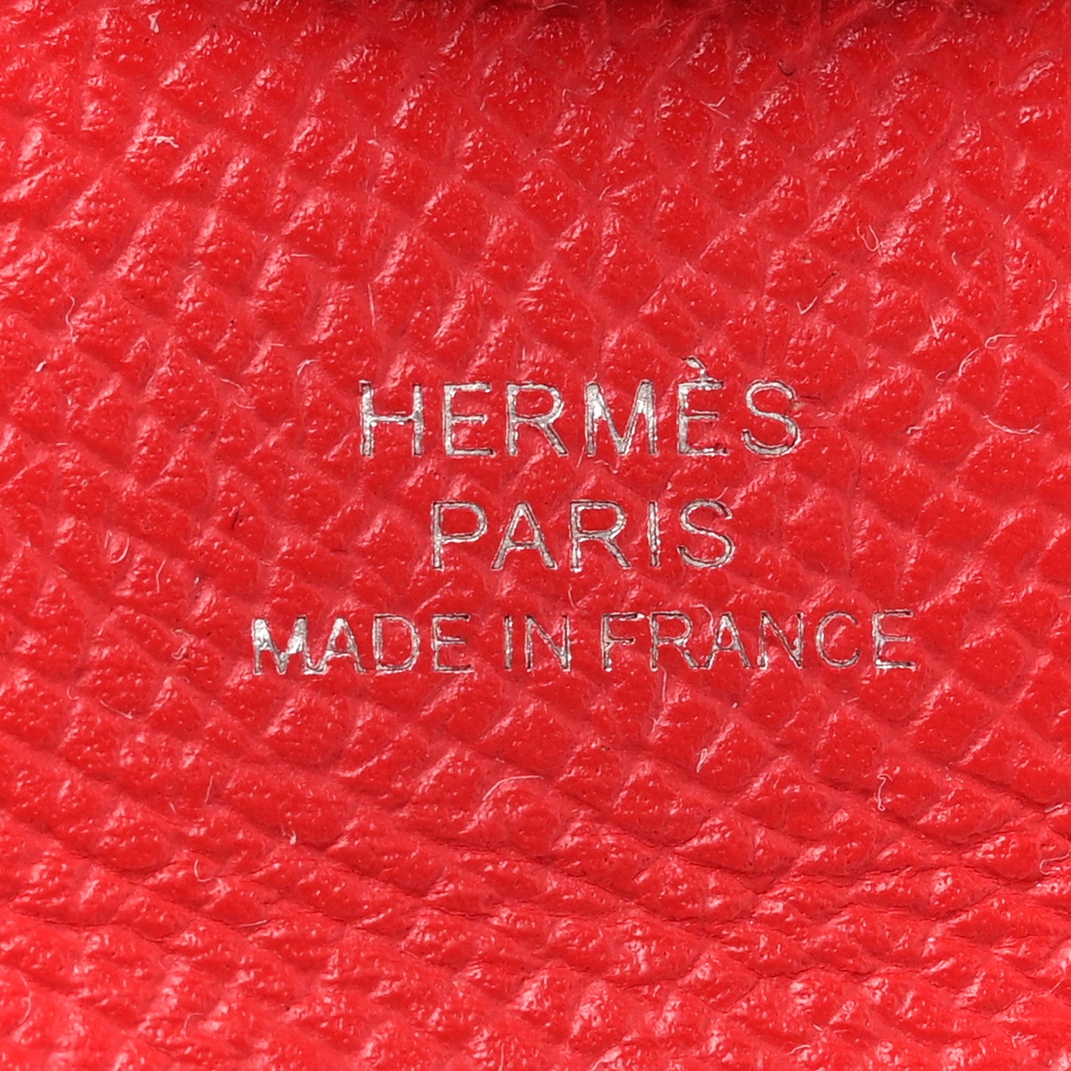 Hermes Epsom Bastia Coin Purse Rouge Casaque 6 of 9