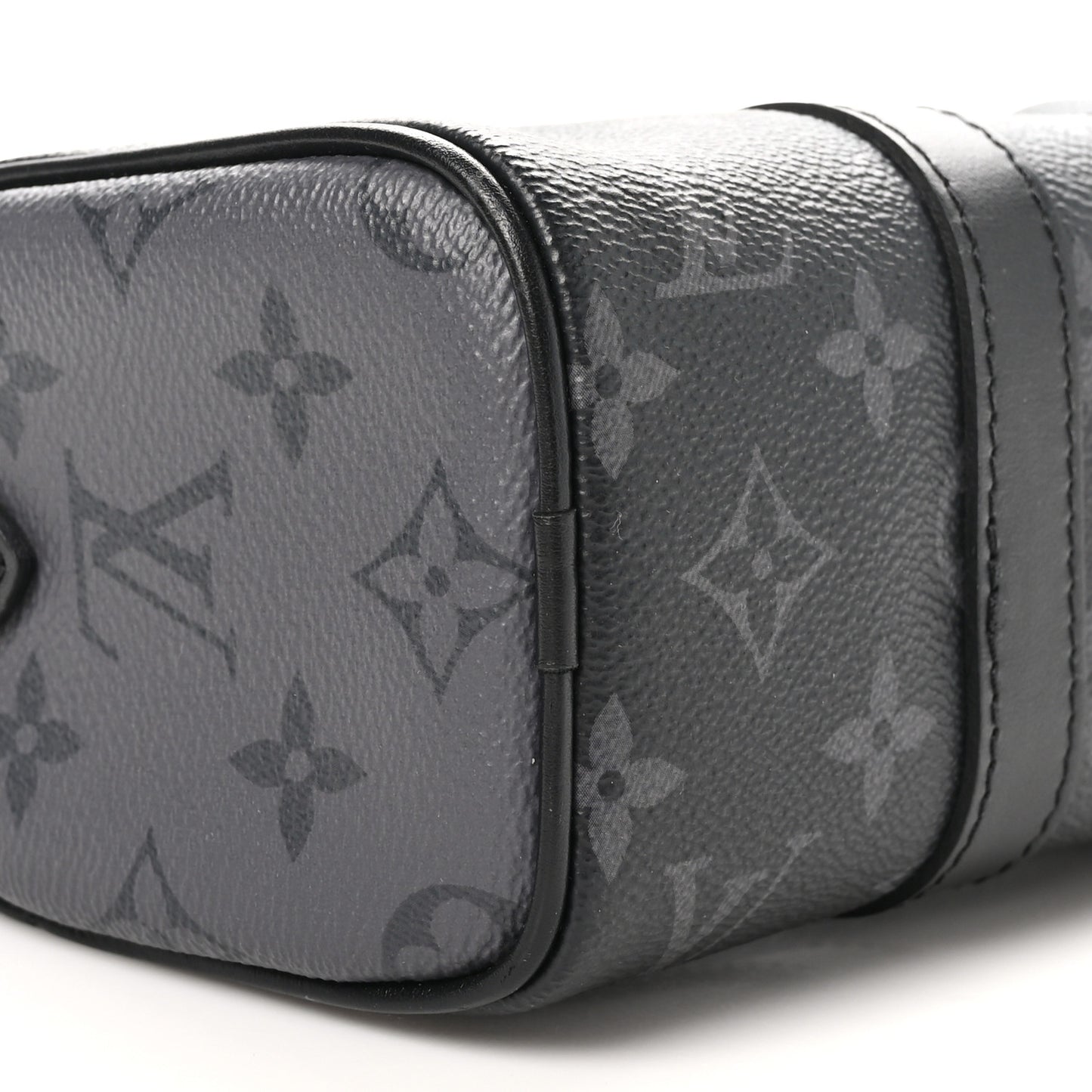 Reverse Monogram Eclipse Keepall XS Black