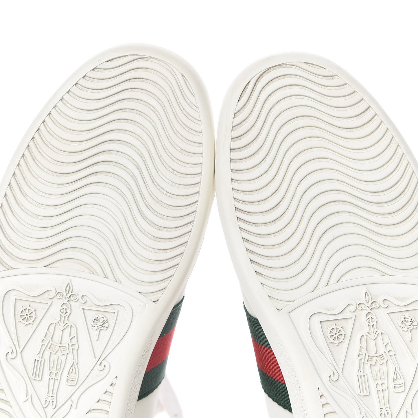 Calfskin Ayers Bee Embroidered Womens Ace Sneakers 37 White Green