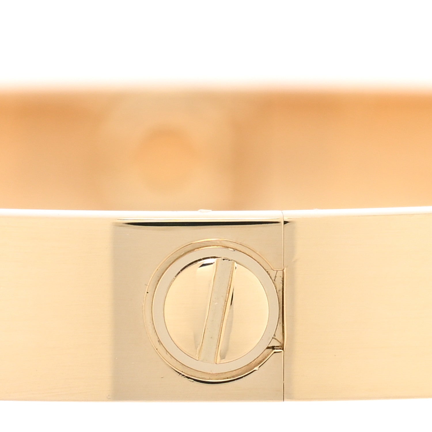 Cartier 18K Yellow Gold 4 Diamond LOVE Bracelet 17 3 of 6