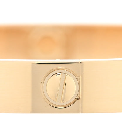 Cartier 18K Yellow Gold 4 Diamond LOVE Bracelet 17 3 of 6