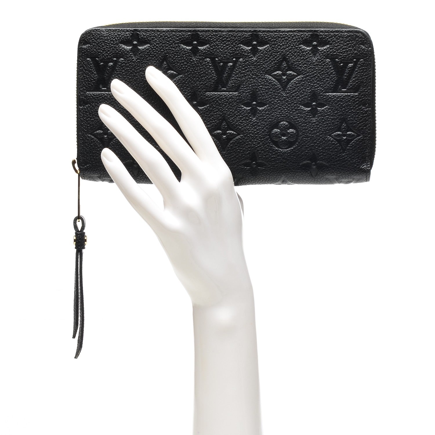 Louis Vuitton Empreinte Zippy Wallet Black 2 of 6