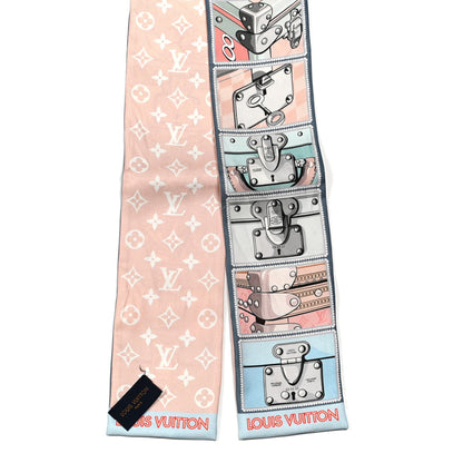 Louis Vuitton Silk Monogram Lock It Bandeau Bleu Glacier 2 of 3