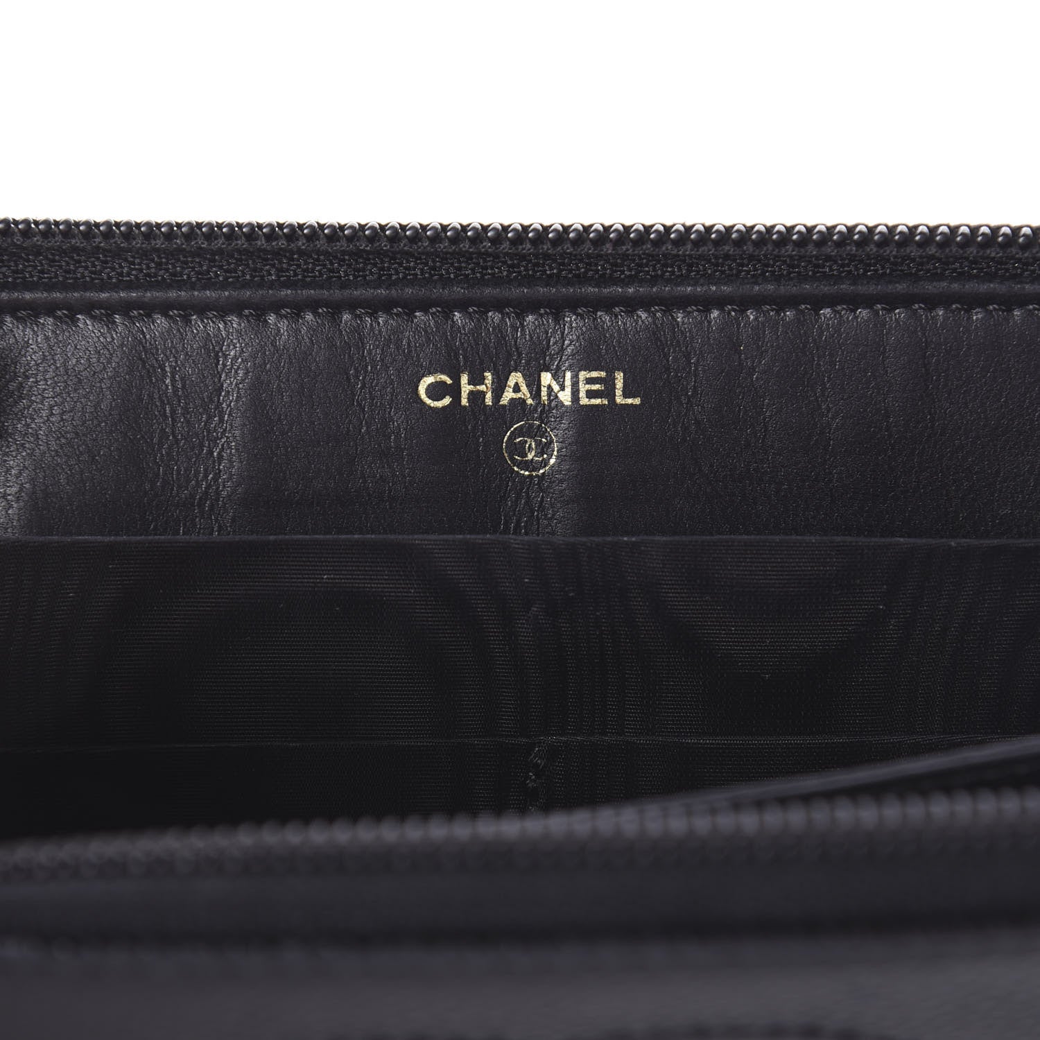 Chanel Caviar Large Timeless CC Zip Around Wallet Black 6 of 7